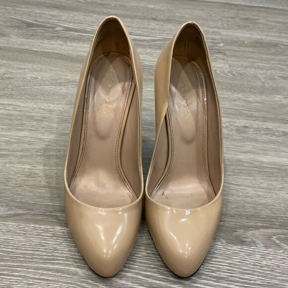 SERGIO ROSSI Beige Patent-leather pumps - Picture 1 of 9